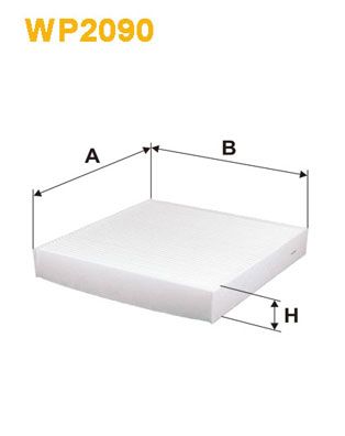 Filtre, air de l'habitacle