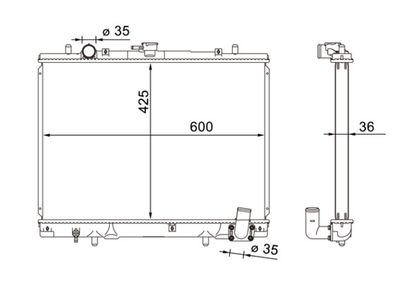 Radiateur, refroidissement du moteur