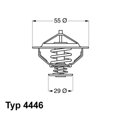 Thermostat, liqiuide de refroidissement