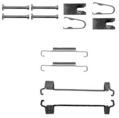 Kit d'accessoires, mâchoires de frein de stationne