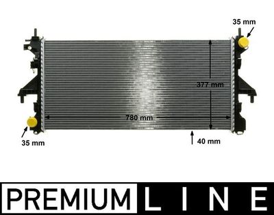 Radiateur, refroidissement du moteur