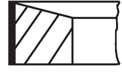 Jeu de segments de pistons