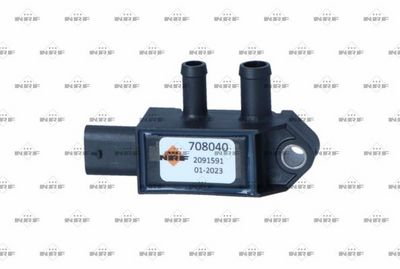 Capteur, pression des gaz échappement