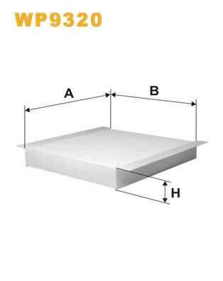 Filtre, air de l'habitacle