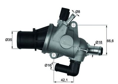 Thermostat, liquide de refroidissement