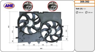 Ventilateur, refroidissement du moteur