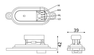 Résistance, pulseur d'air habitacle