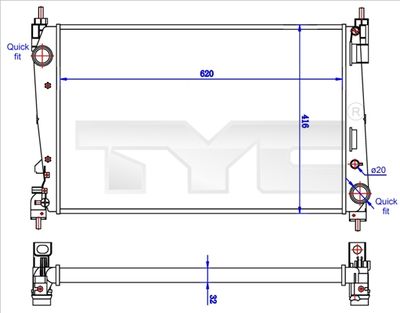 Radiateur, refroidissement du moteur