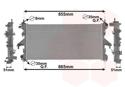 Radiateur, refroidissement du moteur