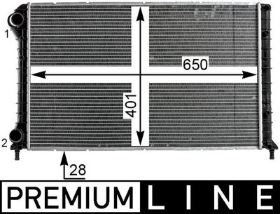 Radiateur, refroidissement du moteur