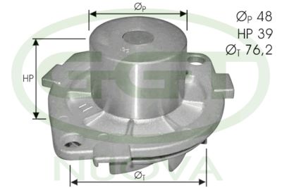 Pompe à eau, refroidissement du moteur
