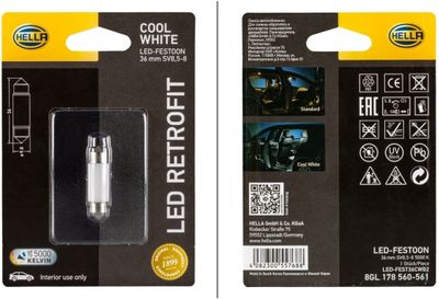 Ampoule, éclairage intérieur