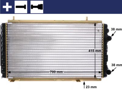 Radiateur, refroidissement du moteur