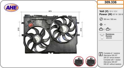 Ventilateur, refroidissement du moteur