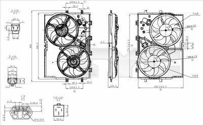 Ventilateur, refroidissement du moteur