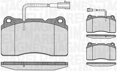 Kit de plaquettes de frein, frein à disque