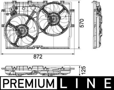 Ventilateur, refroidissement du moteur
