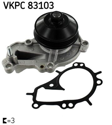 Pompe à eau, refroidissement du moteur