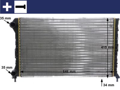 Radiateur, refroidissement du moteur