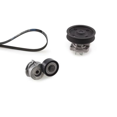 Pompe à eau+Jeu de courroie trapézoïdale à nervure