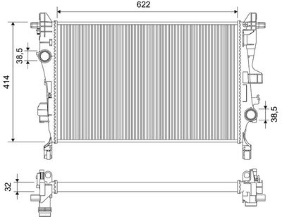 Radiateur, refroidissement du moteur