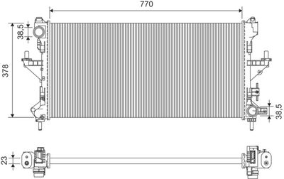 Radiateur, refroidissement du moteur