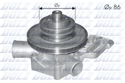 Pompe à eau, refroidissement du moteur