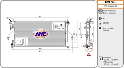 Radiateur, refroidissement du moteur