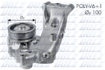 Pompe à eau, refroidissement du moteur