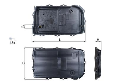 Carter d'huile, boîte automatique