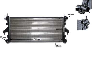 Radiateur, refroidissement du moteur