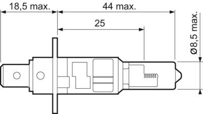 Ampoule, projecteur longue portée