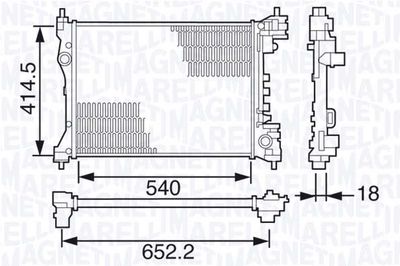 Radiateur, refroidissement du moteur