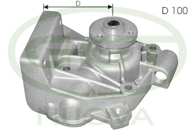 Pompe à eau, refroidissement du moteur