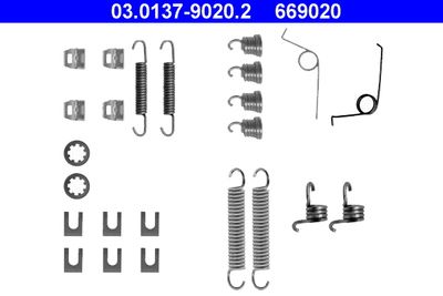 Kit d'accessoires, mâchoire de frein
