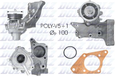 Pompe à eau, refroidissement du moteur