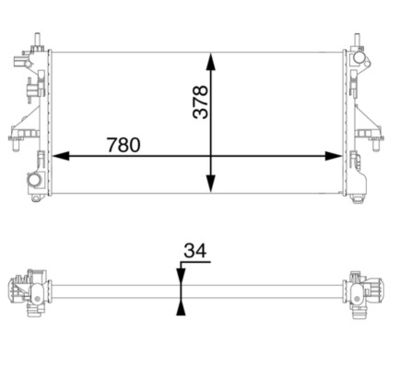Radiateur, refroidissement du moteur