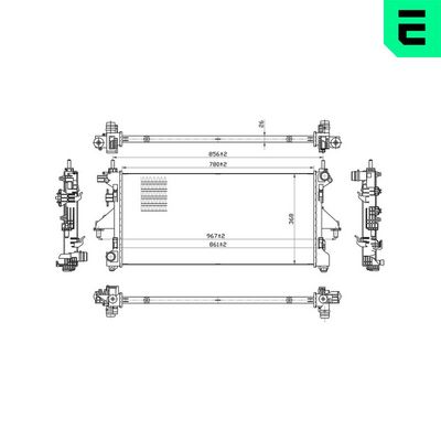 Radiateur, refroidissement du moteur
