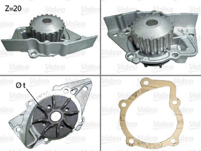 Pompe à eau, refroidissement du moteur