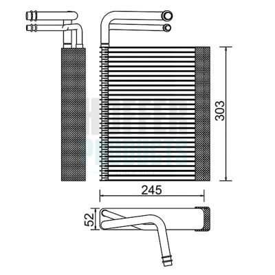 Évaporateur climatisation