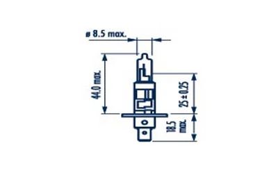 Ampoule, projecteur longue portée