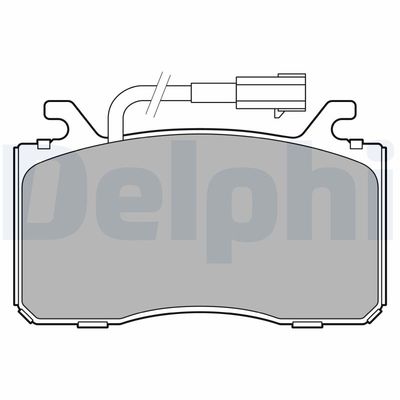 Kit de plaquettes de frein, frein à disque