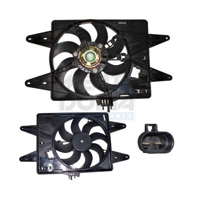 Moteur électrique, ventilateur pour radiateurs