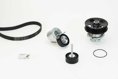 Pompe à eau+Jeu de courroie trapézoïdale à nervure