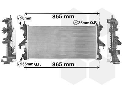 Radiateur, refroidissement du moteur