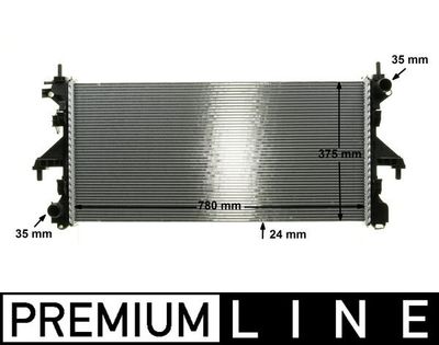 Radiateur, refroidissement du moteur
