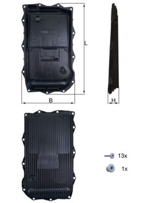 Carter d'huile, boîte automatique