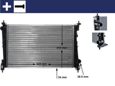 Radiateur, refroidissement du moteur