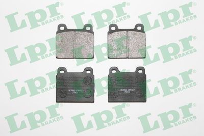 Kit de plaquettes de frein, frein à disque