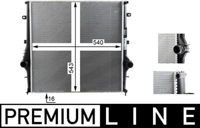 Radiateur, refroidissement du moteur